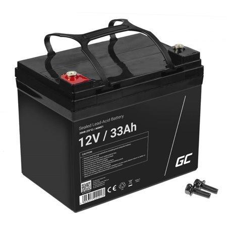 Bateria Chumbo Gel AGM 12V 33A GREEN CELL