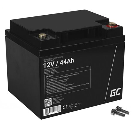 Bateria Chumbo Gel AGM 12V 44A GREEN CELL