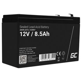 Bateria Chumbo Gel AGM 12V 8.5A GREEN CELL