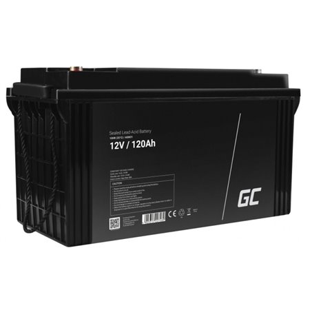 Bateria Chumbo Gel AGM 12V 120A GREEN CELL