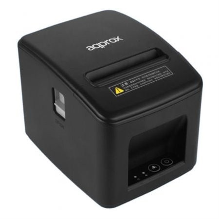 Impressora de bilhetes Approx appPOS80AM-USBLAN/ Térmica/ Largura do papel 80 mm/ USB-Ethernet-RJ11/ Preta
