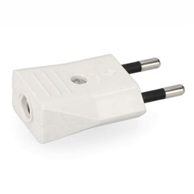 Ficha Alimentaçâo Ac Plana Branca 220V