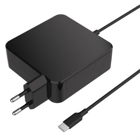 Carregador universal para notebook Leotec 90W Tipo C/ 1x USB Tipo C/ 4,5A