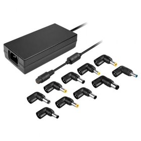Carregador de notebook Leotec/ 120W/ Automático/ 10 conectores/ Voltagem 12-20V