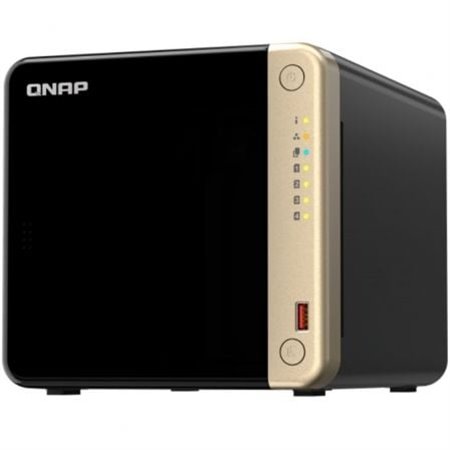 QNAP TS-464-8G NAS/ 4 baias 3,5"- 2,5"/ 8 GB DDR4/ Formato Torre