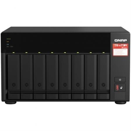 NAS QNAP TS-873A/ 8 baias 3,5"- 2,5"/ 8GB DDR4/ formato torre