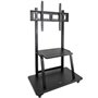 TooQ FS20101M-B Suporte de chão ajustável com rodas para TVs de 37 a 100 polegadas/até 150 kg