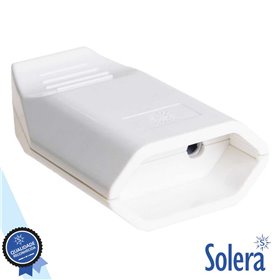 Ficha Alimentaçâo Ac Plana Fêmea Branca 250V Solera