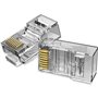 Conector RJ45 IDDR0-100, Cat.6 UTP, 100 uds