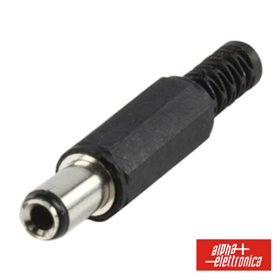 Ficha Alimentação Dc Fêmea C/ Guarda Cabo Pvc 10Mm