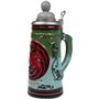 caneca jarro sd brinquedos game of thrones casa targaryen cerâmica