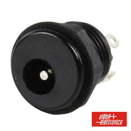 Ficha Alimentação Dc Macho Painel 5.5-2.5Mm