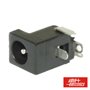 Ficha Alimentação Dc Macho P/ Ci De Soldar 2Mm