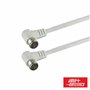 Cabo C/ Ficha F Macho 90º / Ficha F Macho 90º 2M Polybag