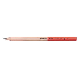 Lápis de grafite Milan Maxi HB Maxi Triangular - Mina de 3,5 mm