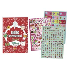Livro Bismark com 750 adesivos de Natal