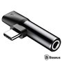 Adaptador Usb-C Macho P/ Usb-C / Jack 3.5Mm Baseus
