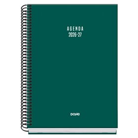 Agenda Escolar Dohe Basic Colour Vibes 26/27 - Formato A5 - Um dia por página - Papel offset creme 70g - Capa de cartão laminado