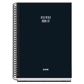 Agenda Escolar Dohe Basic Colour Vibes 26/27 - Formato A5 - Um dia por página - Papel offset creme 70g - Capa de cartão laminado