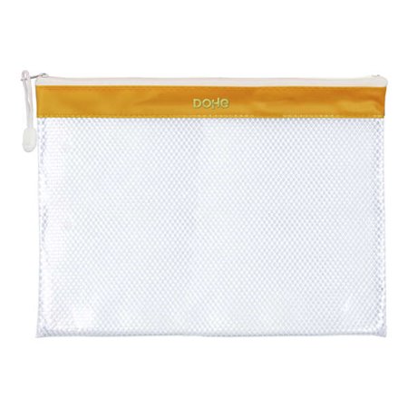 Pasta com fecho de correr em PVC da Dohe - 32x24cm - Ideal para documentos A4