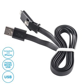 Cabo Usb-A 2.0 Macho / Micro Usb-B E Iphone 5/6
