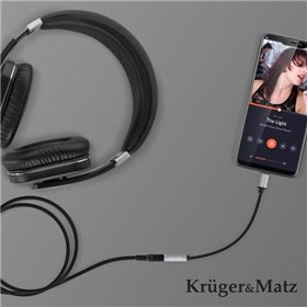 Adaptador Usb-C Macho P/ Jack 3.5Mm Kruger Matz