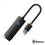 Cabo Adaptador Usb-A / Rj45 1000Mbps Preto Baseus