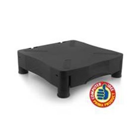 Elevador de suporte de monitor Ewent ew1280 com gaveta preta ajustável em altura