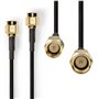 Cabo De Antena Sma Macho - Sma Macho 3.0 M Preto Nedis