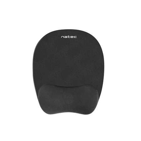 Mouse pad Natec chipmunk 230x200 mm com descanso de pulso preto