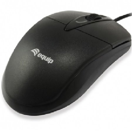 Mouse mouse equip life 2 botões óptico usb preto 1000dpi