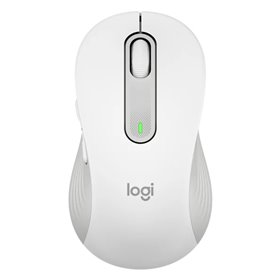 Mouse mouse logitech m650 grande óptico sem fio sem fio branco bruto