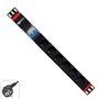 Rack power strip wp 1u 6 fichas Schuko com disjuntor