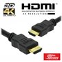 Cabo Hdmi Dourado Macho / Macho 4K Preto 1M Alpha