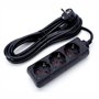 Tomada Elétrica 3X Schuko S/ Interruptor 3M