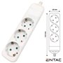 Tomada Elétrica C/ 3 Saídas Schuko Entac