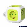 Tomada Elétrica C/ 4 Saídas E 2 Usb-A 1.4M Orno