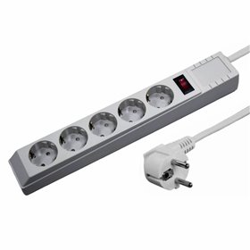 Tomada Elétrica C/ 5 Saídas Interruptor Proteção Picos1.8M