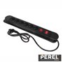 Tomada Elétrica C/ 6 Saídas Interruptor Proteção 1.5M Perel