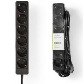 Tomada Elétrica C/ 6 Saídas Interruptor Proteção 3M Nedis
