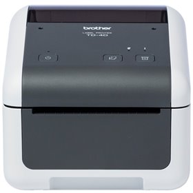 Impressora de etiquetas e tickets brother td4420dn direct thermal - 64mb flash ram - 256mb ram - usb 2.0 - rede