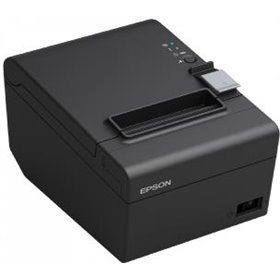 Impressora térmica de recibos epson tm - t20 iii vermelho e usb preto