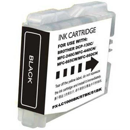 Brother LC1000XL/LC970XL Tinteiro Preto - Compatível