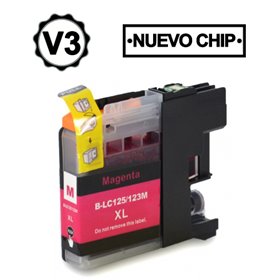 Brother LC123XL/LC121XL Tinteiro Magenta - Compatível