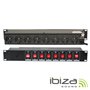 Base Elétrica C/ 8 Saídas Interruptores P/ Rack 19" Ibiza
