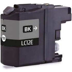 Brother LC12E Tinteiro Preto - Compatível