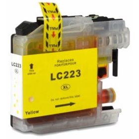 Brother LC223/LC221 Tinteiro Amarelo - Compatível