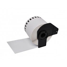 Brother DK22246 - Etiquetas de Tamanho personalizado - Largura 103mm x 30,48 metros - Texto Preto sobre fundo branco - Compatíve