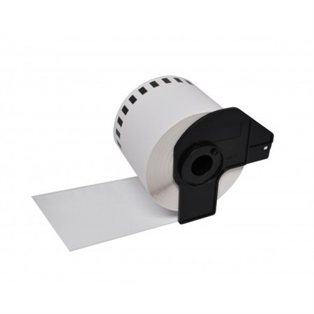 Brother DK22246 - Etiquetas de Tamanho personalizado - Largura 103mm x 30,48 metros - Texto Preto sobre fundo branco - Compatíve