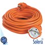 Cabo Extensão Tomada Elétrica C/ 1 Saída 25M 3X1.5Mm Laranja